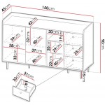 Μπουφές Vasina PC01