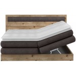 Επενδυμένο κρεβάτι Nord με στρώμα και ανώστρωμα-Mporntw-160 x 200