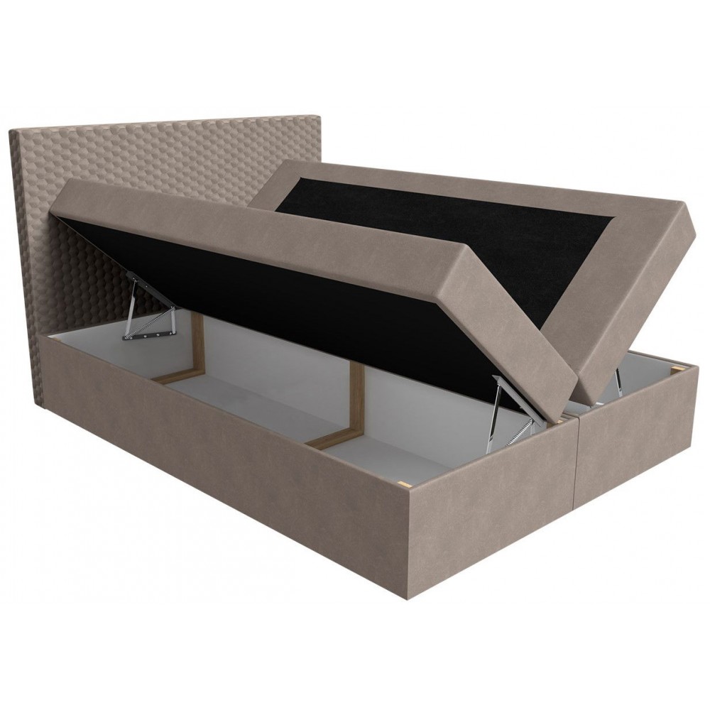 Επενδυμένο κρεβάτι Cosmo-Kokkino-200 x 200