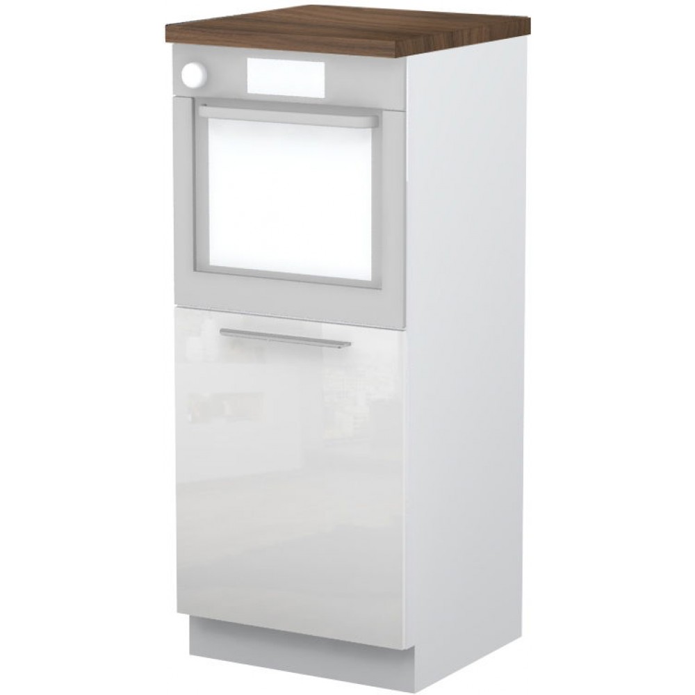 Επιδαπέδιο ντουλάπι φούρνου ψηλό Raval K14-60-1KR-Λευκό - Λευκό γυαλιστερό