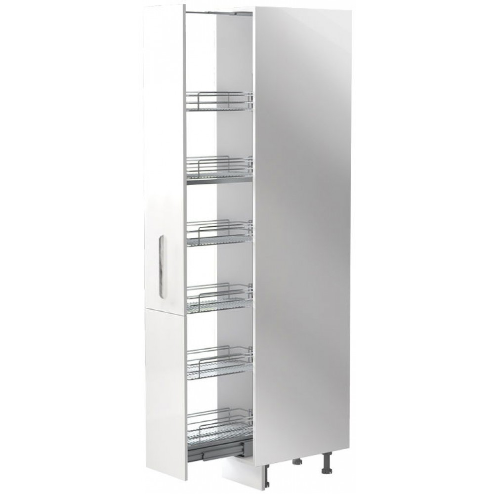 Επιδαπέδιο ντουλάπι ψηλό Raval K21-30-1KZ-Λευκό γυαλιστερό