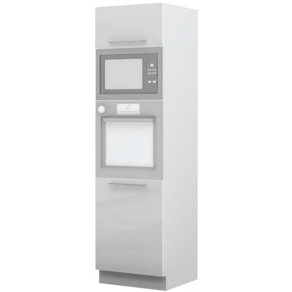 Επιδαπέδιο ντουλάπι φούρνου ψηλό Raval K21-60-RM-Λευκό - Λευκό γυαλιστερό