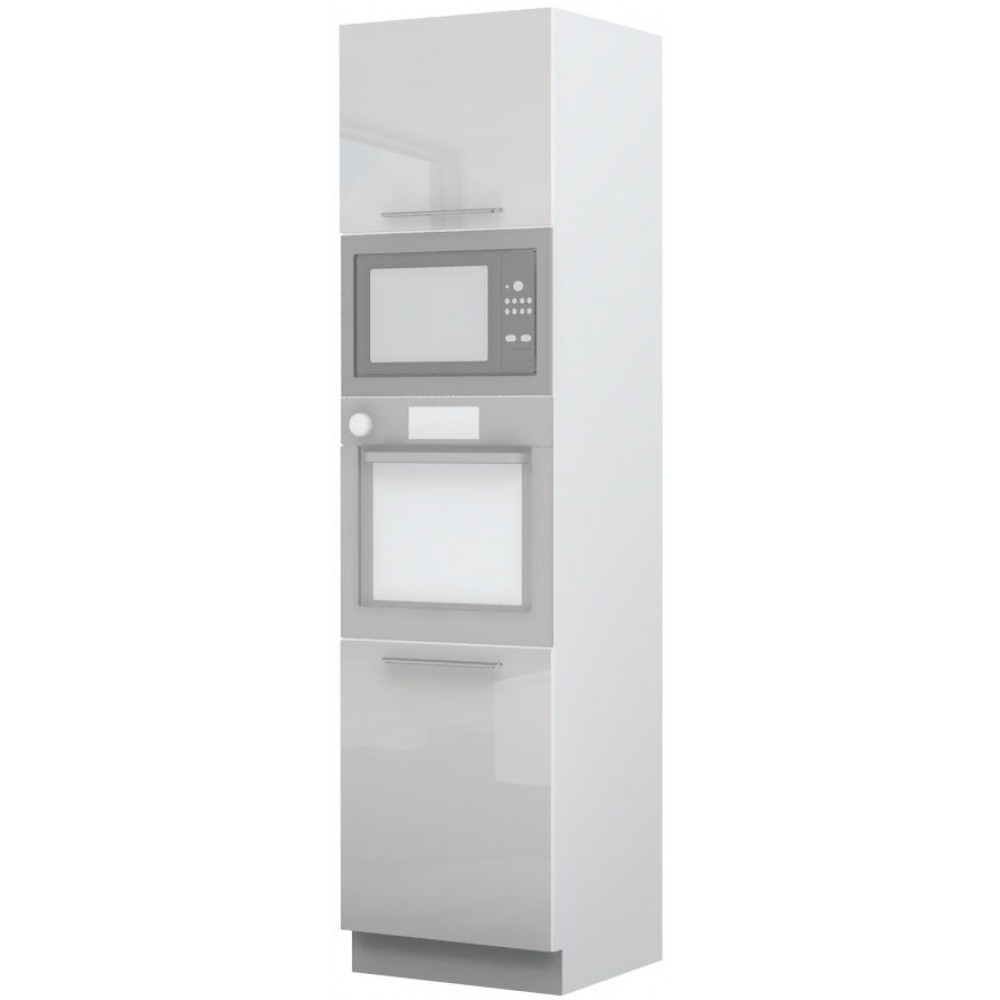 Επιδαπέδιο ντουλάπι φούρνου ψηλό Raval K23-60-RM-Λευκό - Λευκό γυαλιστερό