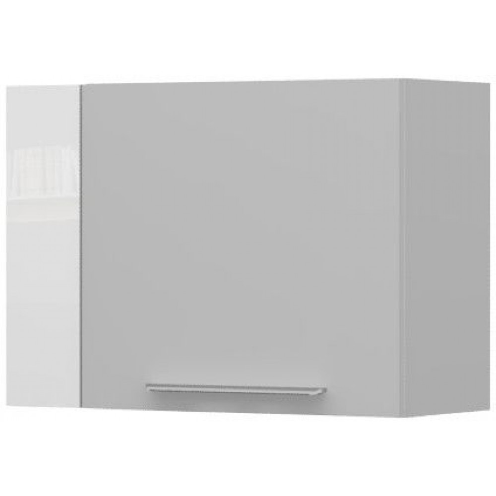 Προσαρμόσιμη επέκταση κρεμαστού ντουλαπιού Raval PE-V5-Λευκό - Λευκό γυαλιστερό