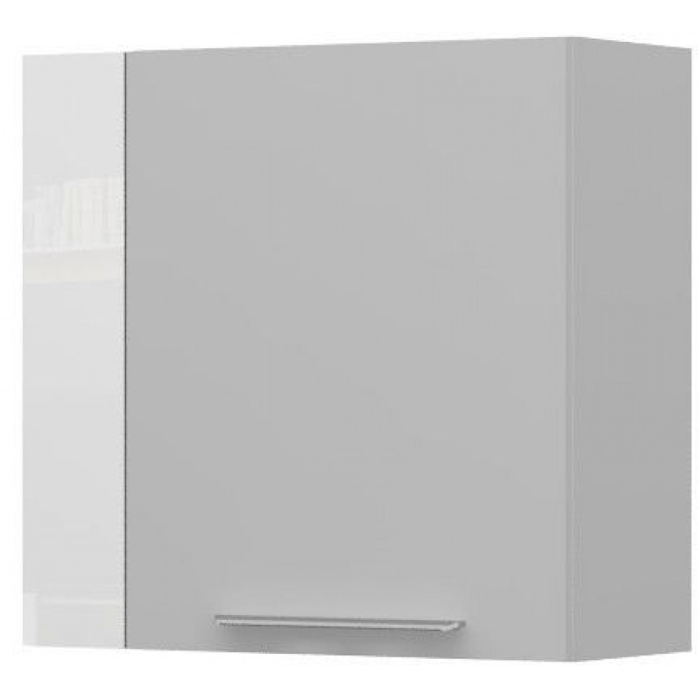 Προσαρμόσιμη επέκταση κρεμαστού ντουλαπιού Raval PE-V7-Λευκό - Λευκό γυαλιστερό