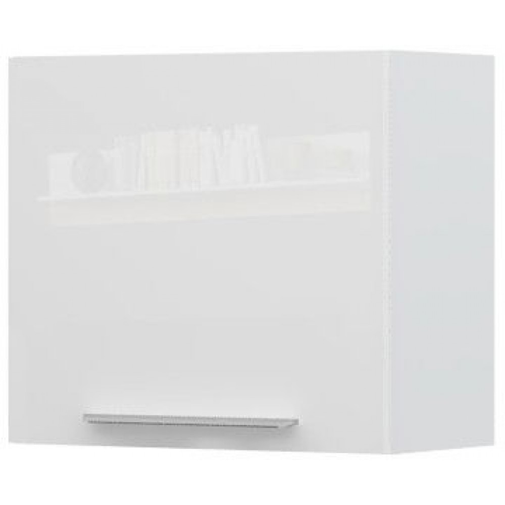 Ντουλάπι κρεμαστό Raval V5-60-1K-Λευκό - Λευκό γυαλιστερό