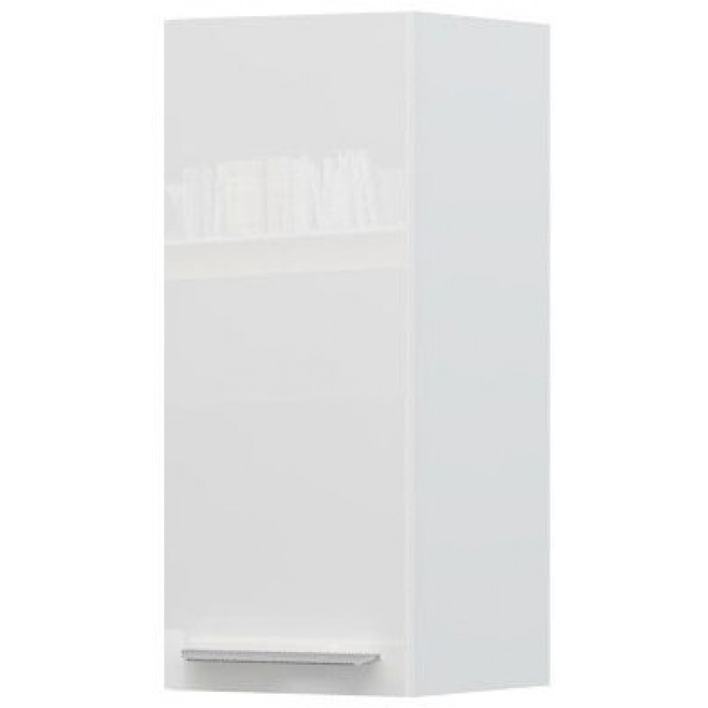 Ντουλάπι κρεμαστό Raval V7-30-1K-Λευκό - Λευκό γυαλιστερό