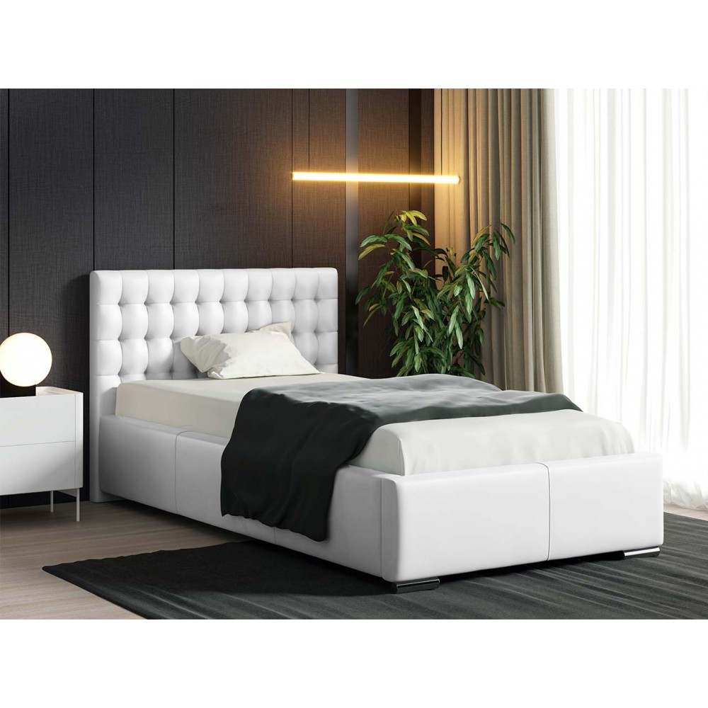 Επενδυμένο κρεβάτι Porto mini-Leuko