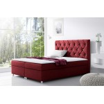 Επενδυμένο κρεβάτι Roma-Kokkino-140 x 200