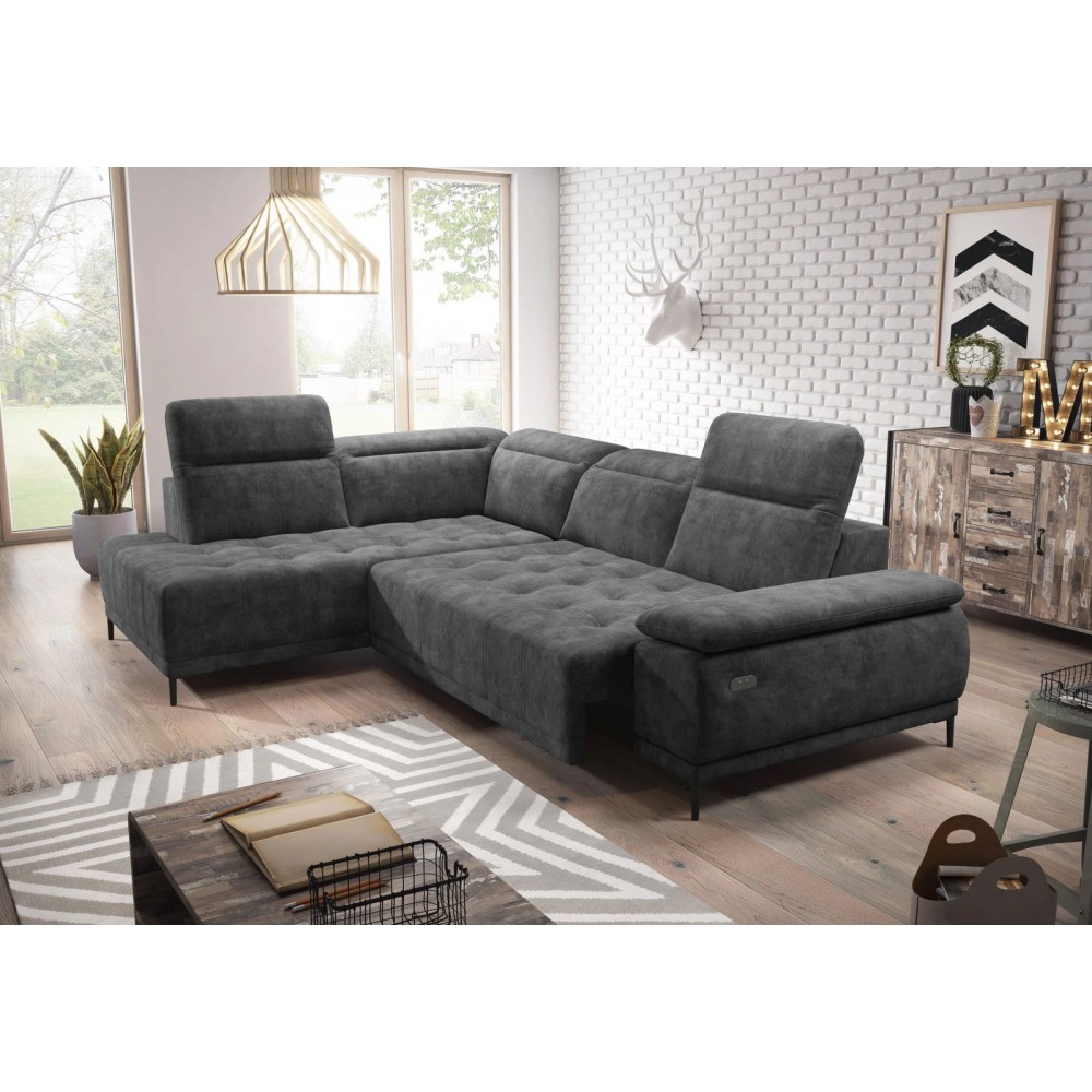 Γωνιακός καναπές Jolie-Gkri-Αριστερή