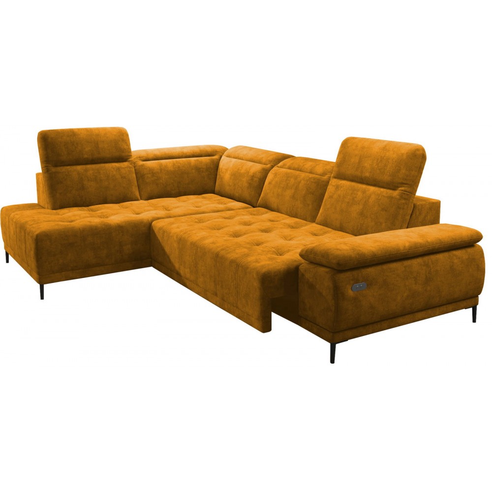 Γωνιακός καναπές Jolie-Portokali-Αριστερή