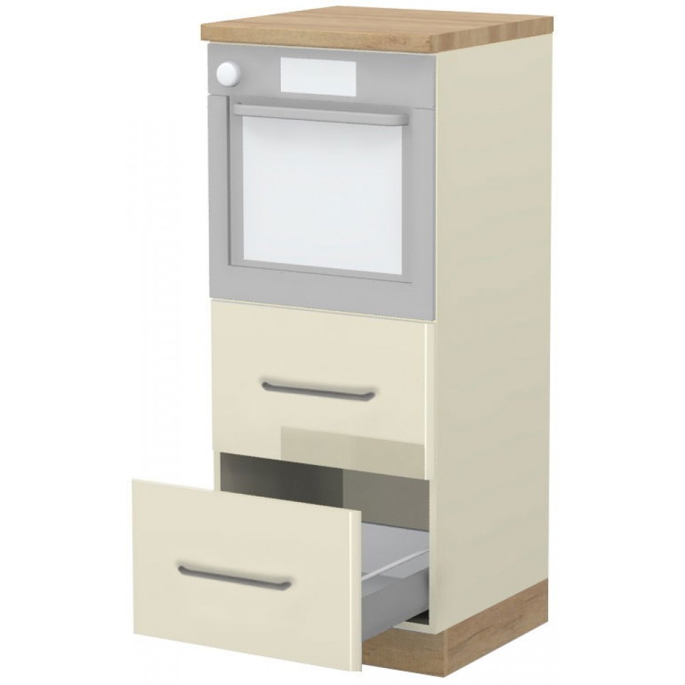 Επιδαπέδιο ντουλάπι φούρνου ψηλό Modena K14-60-2MB-Μπεζ