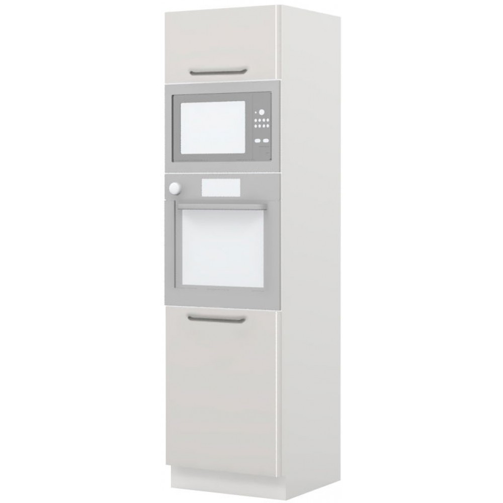 Επιδαπέδιο ντουλάπι φούρνου ψηλό Modena K21-60-RM-Λευκό - Γκρι ανοιχτό