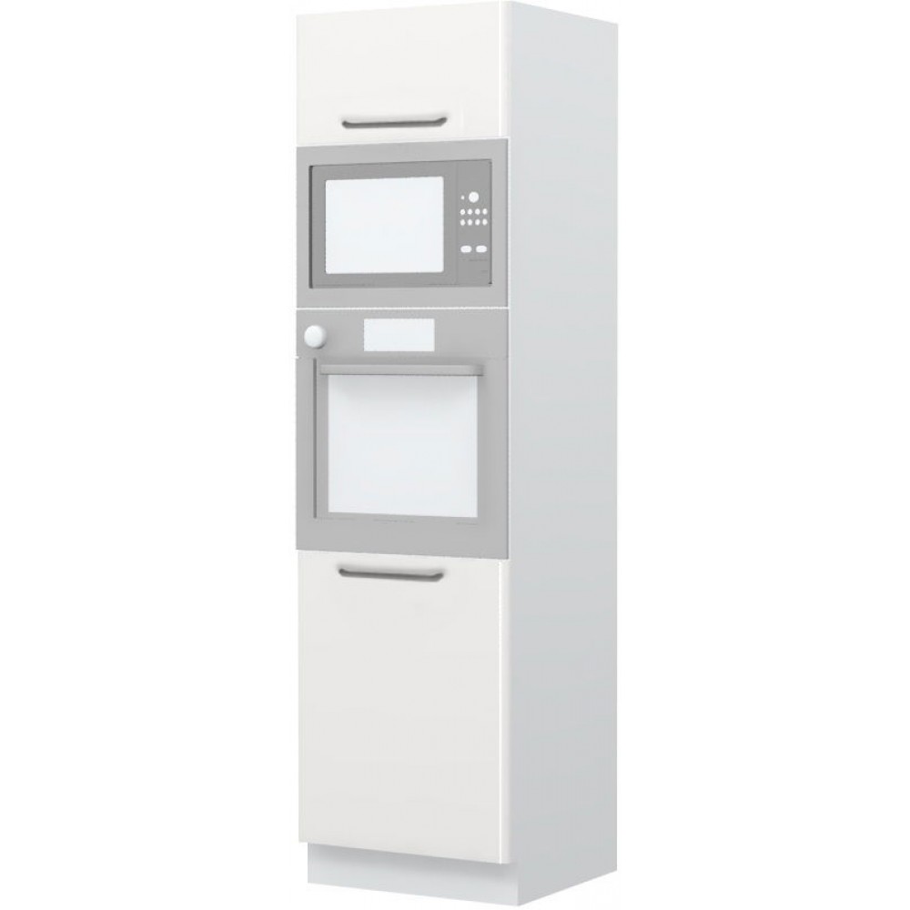 Επιδαπέδιο ντουλάπι φούρνου ψηλό Modena K21-60-RM-Λευκό - Λευκό γυαλιστερό