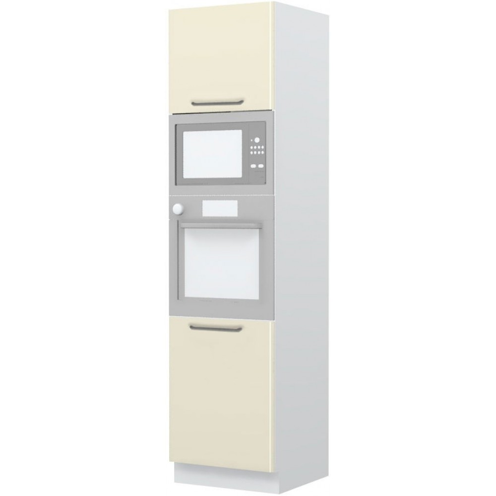 Επιδαπέδιο ντουλάπι φούρνου ψηλό Modena K23-60-RM-Λευκό - Μπεζ
