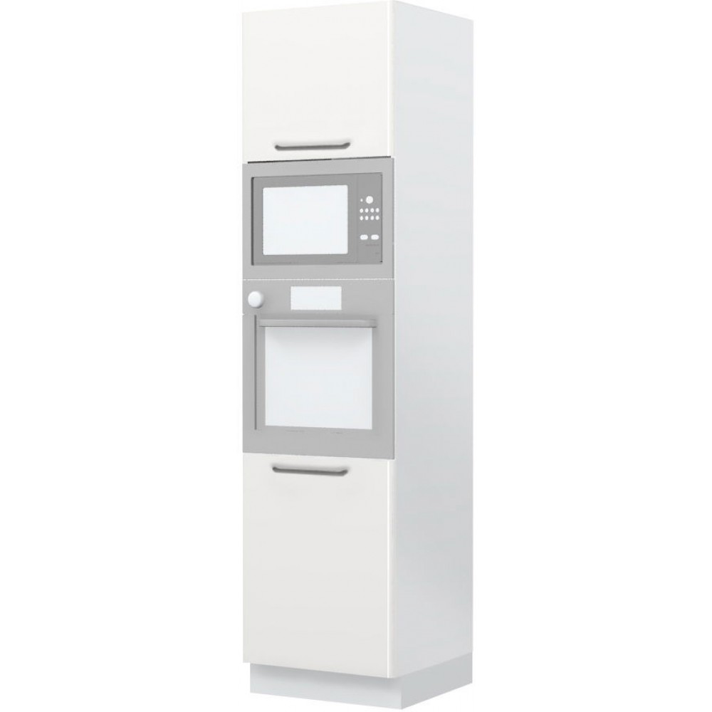 Επιδαπέδιο ντουλάπι φούρνου ψηλό Modena K23-60-RM-Λευκό γυαλιστερό