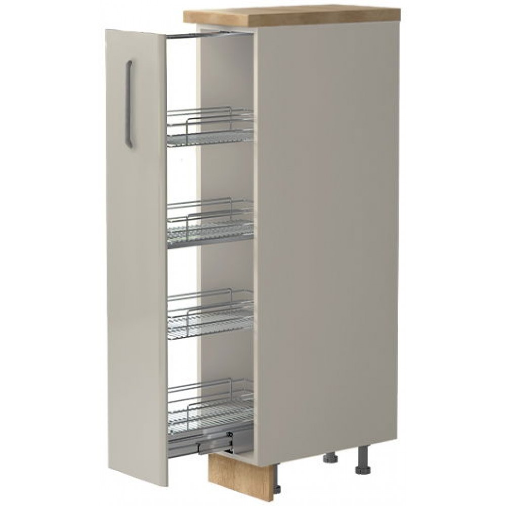 Επιδαπέδιο ντουλάπι ψηλό Modena K14-30-1KZ-Γκρι ανοιχτό