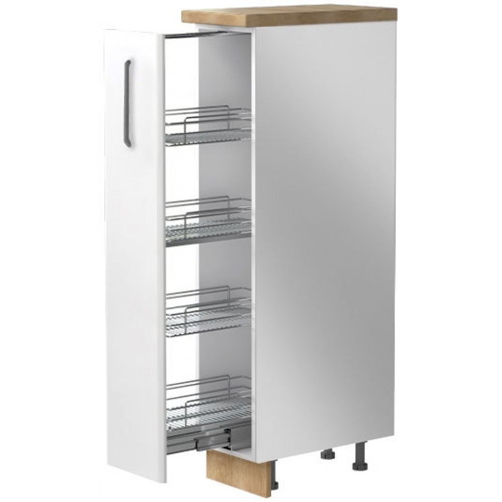 Επιδαπέδιο ντουλάπι ψηλό Modena K14-30-1KZ-Λευκό γυαλιστερό