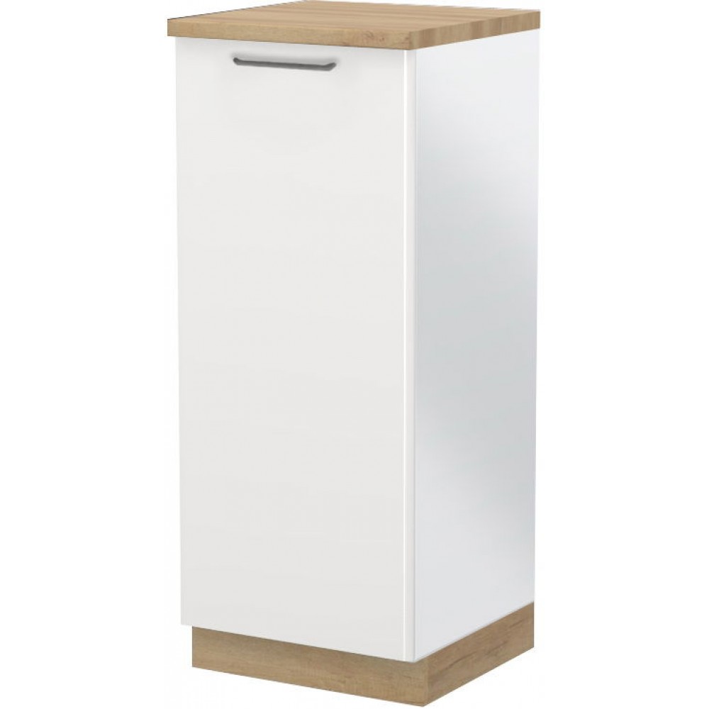 Επιδαπέδιο ντουλάπι ψηλό Modena K14-60-1KF-Λευκό γυαλιστερό