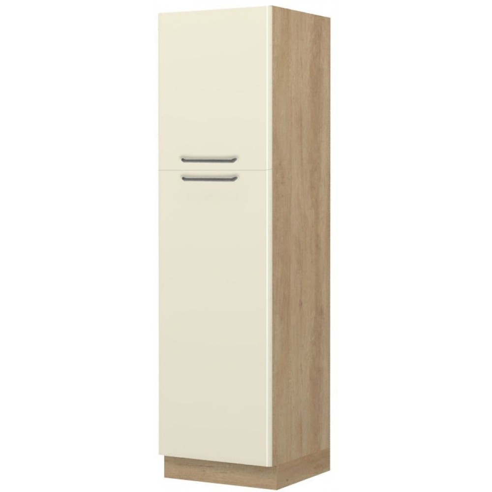 Επιδαπέδιο ντουλάπι ψηλό Modena K21-60-2KF-Δρυς - Μπεζ