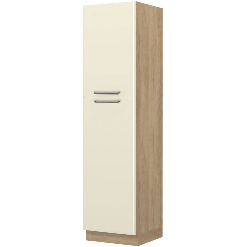 Επιδαπέδιο ντουλάπι ψηλό Modena K23-60-2KF-Δρυς - Μπεζ