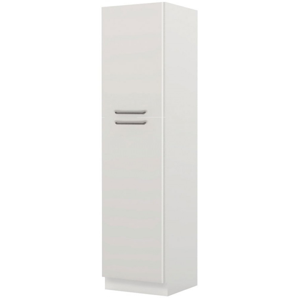 Επιδαπέδιο ντουλάπι ψηλό Modena K23-60-2KF-Λευκό - Γκρι ανοιχτό