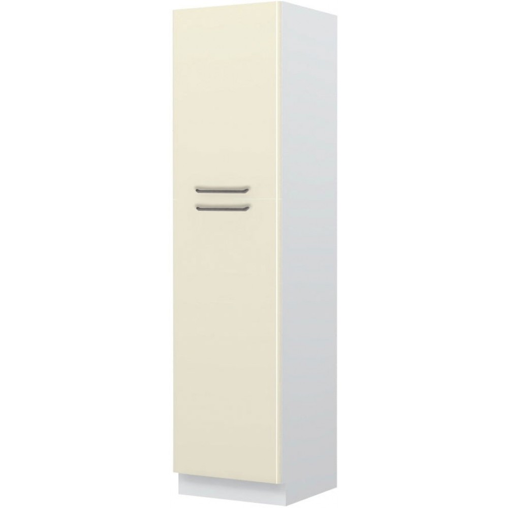 Επιδαπέδιο ντουλάπι ψηλό Modena K23-60-2KF-Λευκό - Μπεζ