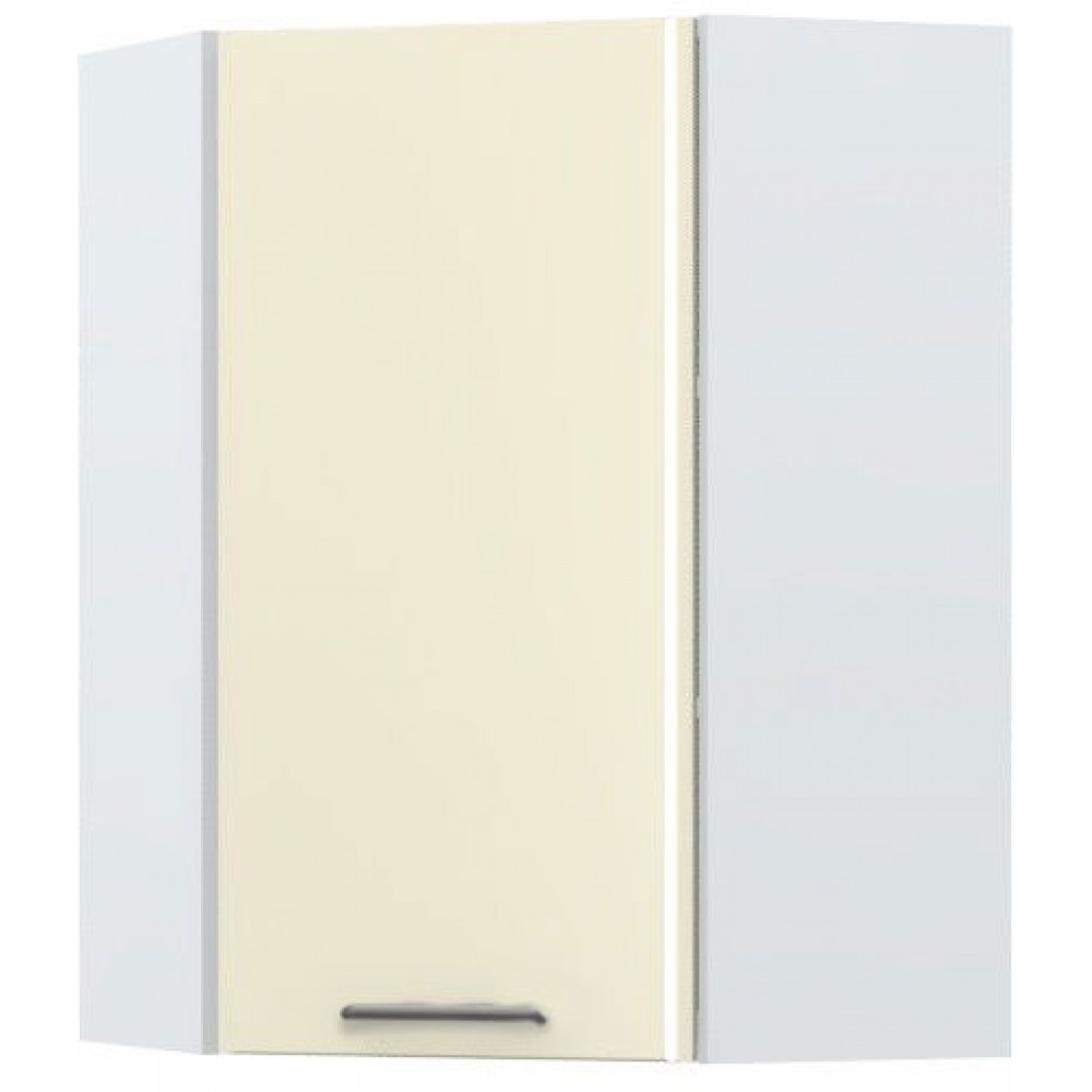 Ντουλάπι κρεμαστό γωνιακό Modena V9-UG-1K-Λευκό - Μπεζ