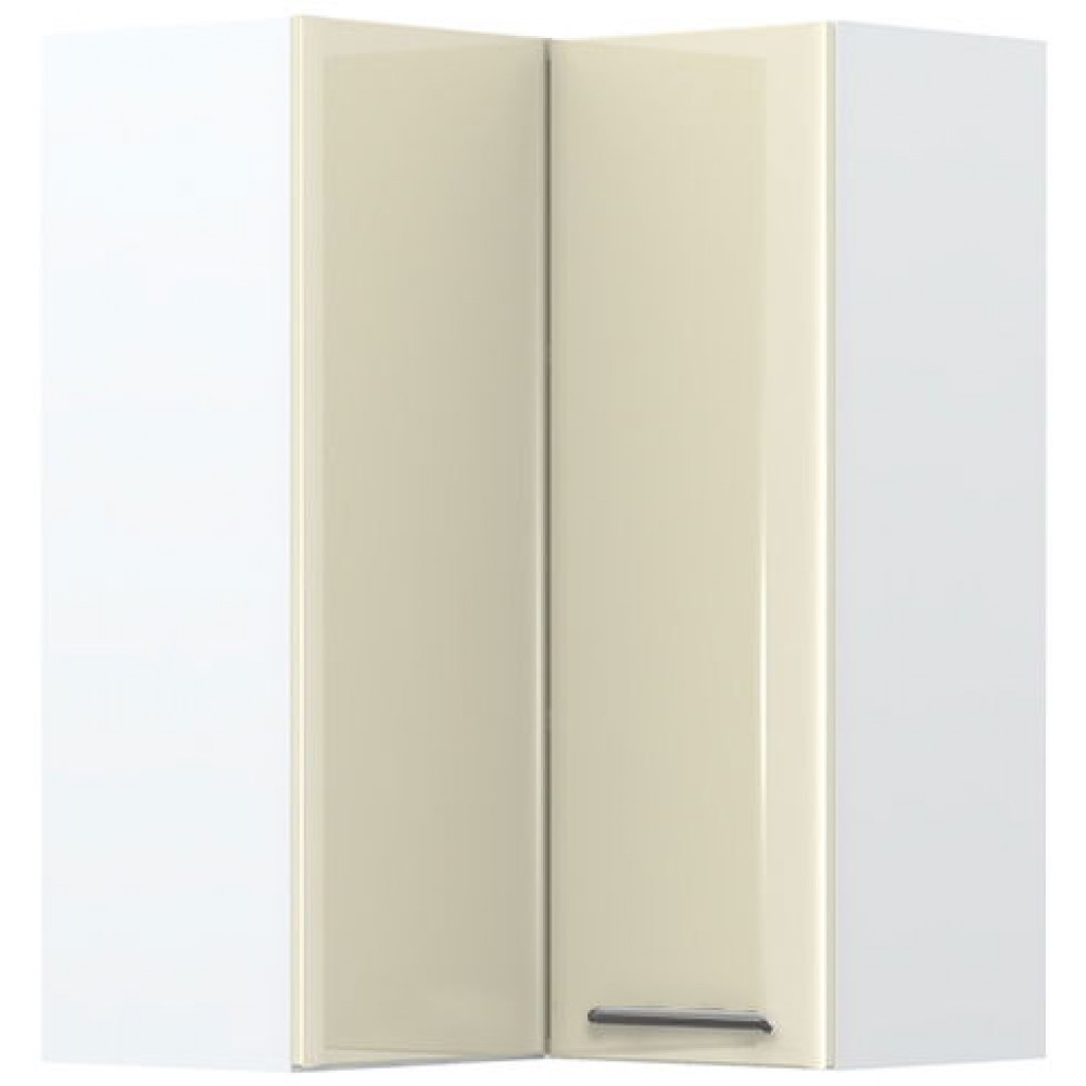 Ντουλάπι κρεμαστό γωνιακό Modena V9-UG-2K-Λευκό - Μπεζ