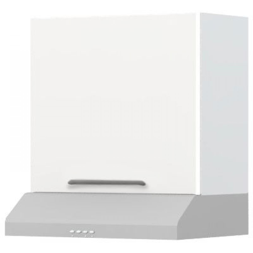 Ντουλάπι κρεμαστό Modena A7-60-1K για απορροφητήρα-Λευκό - Λευκό γυαλιστερό