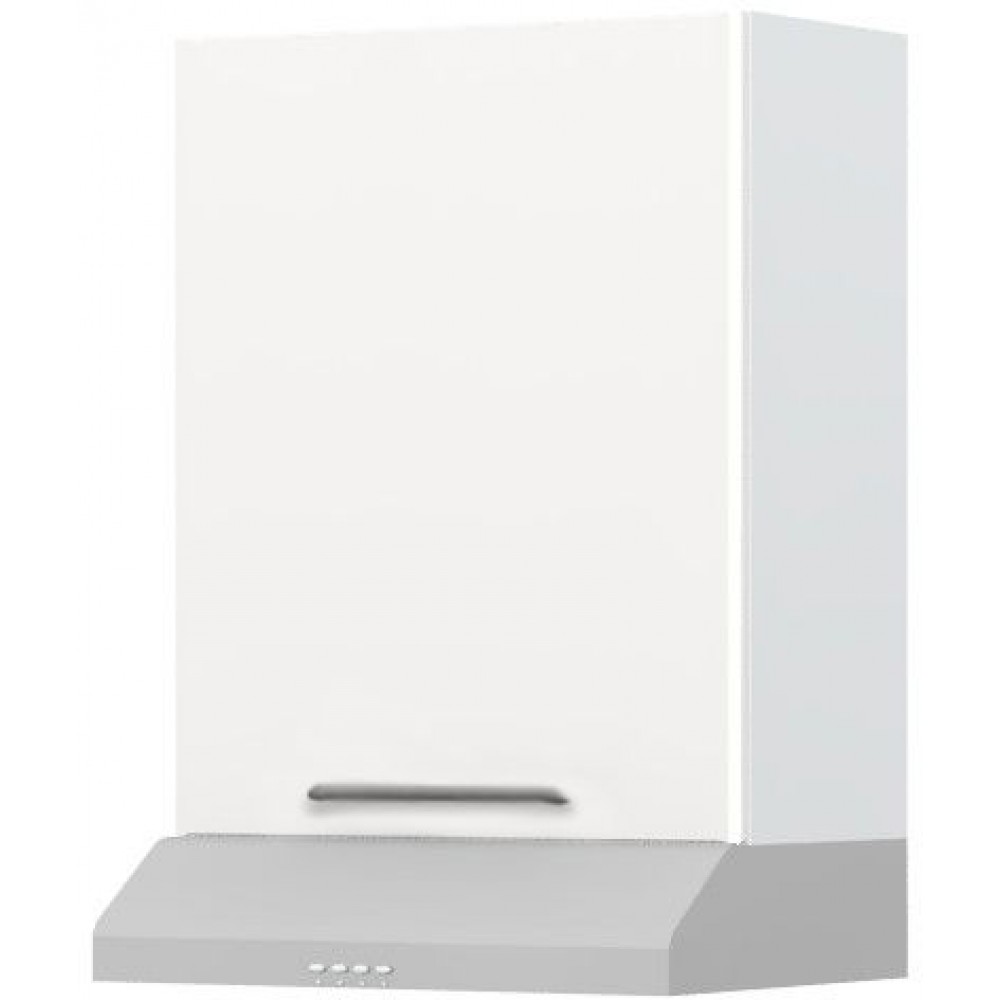Ντουλάπι κρεμαστό Modena A9-60-1K για απορροφητήρα-Λευκό - Λευκό γυαλιστερό