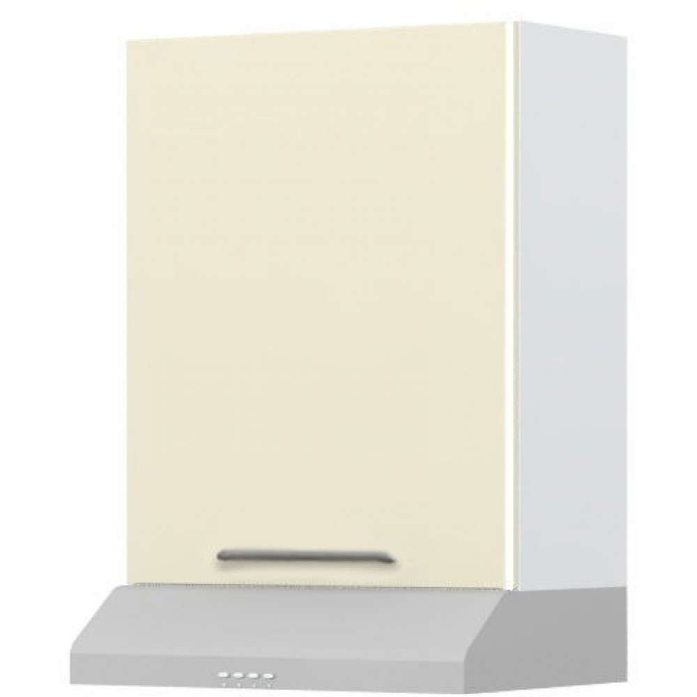 Ντουλάπι κρεμαστό Modena A9-60-1K για απορροφητήρα-Λευκό - Μπεζ