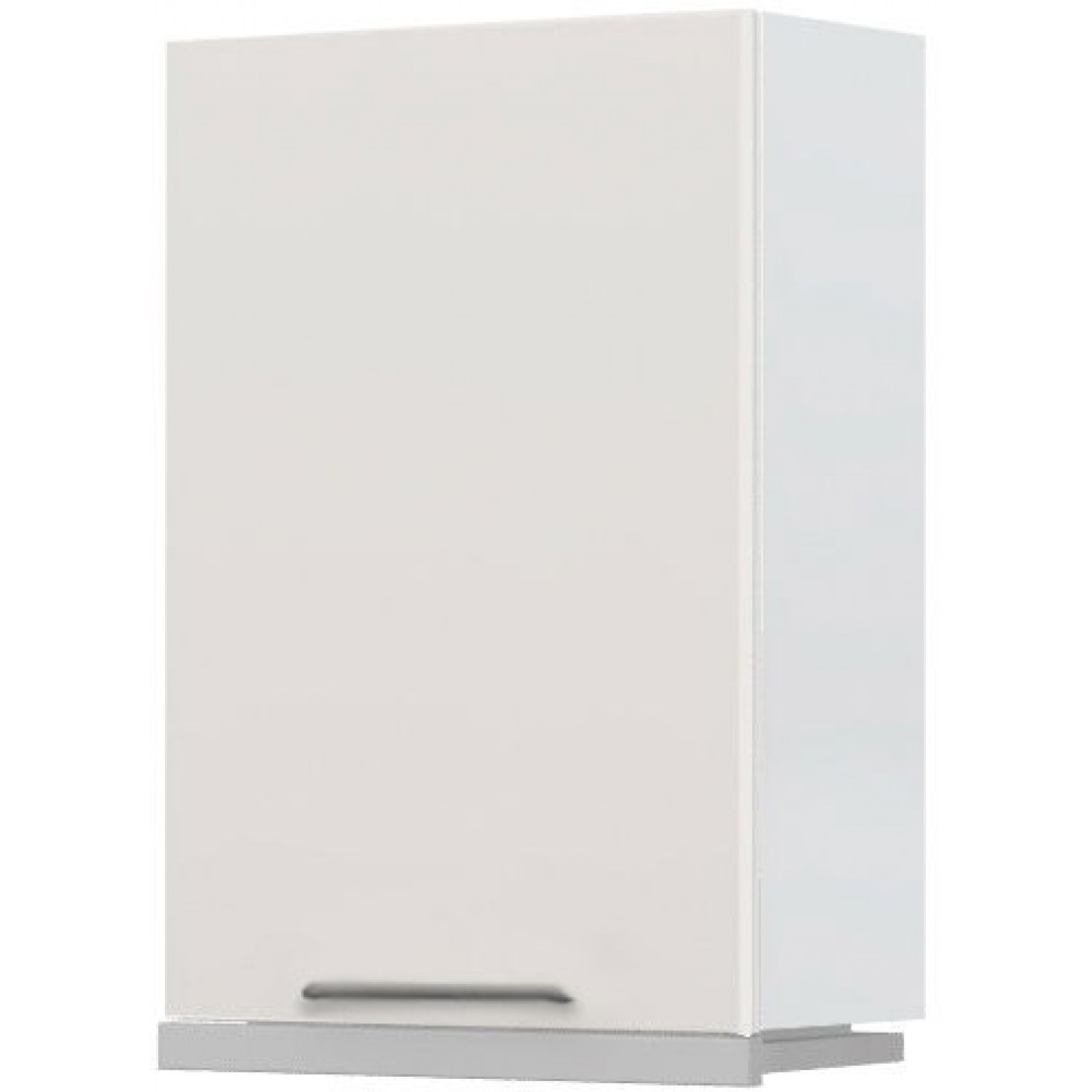 Ντουλάπι κρεμαστό Modena A9-60-1KU για απορροφητήρα συρόμενο-Λευκό - Γκρι ανοιχτό