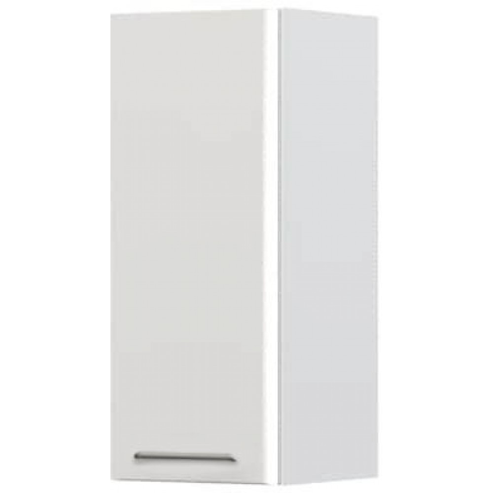 Ντουλάπι κρεμαστό Modena V7-30-1K-Λευκό - Γκρι ανοιχτό