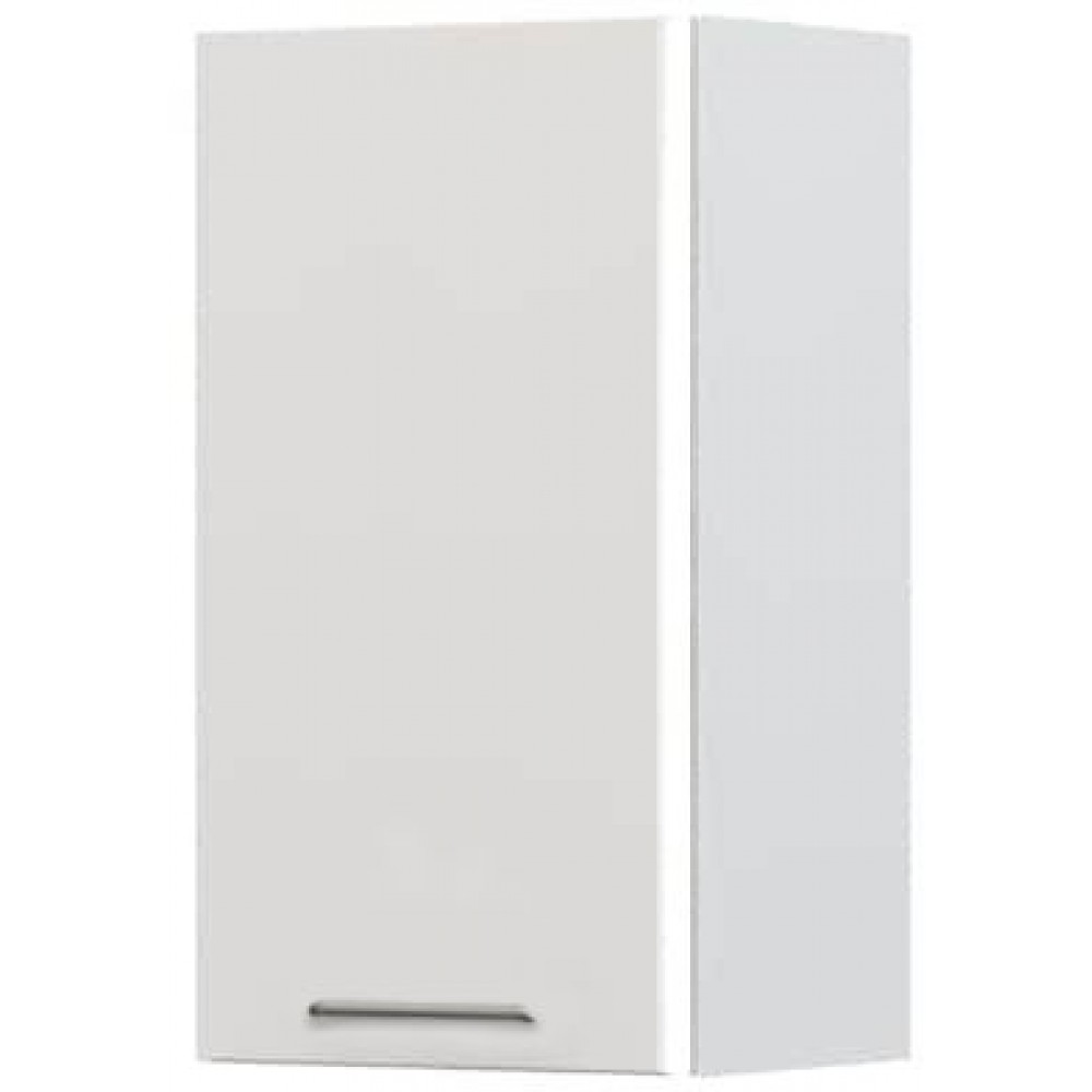 Ντουλάπι κρεμαστό Modena V7-40-1K-Λευκό - Γκρι ανοιχτό