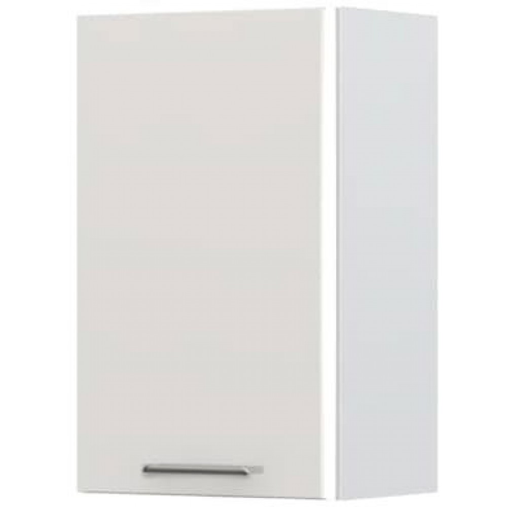 Ντουλάπι κρεμαστό Modena V7-45-1K-Λευκό - Γκρι ανοιχτό