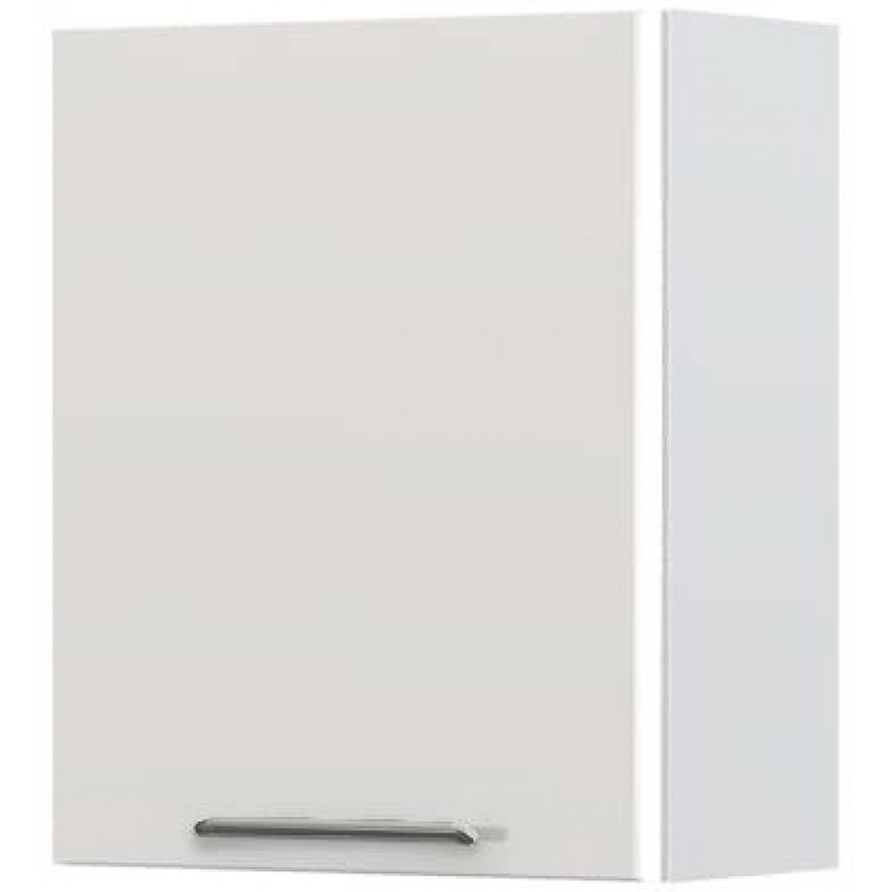 Ντουλάπι κρεμαστό Modena V7-60-1K-Λευκό - Γκρι ανοιχτό