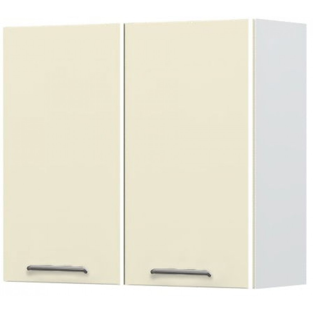 Ντουλάπι κρεμαστό Modena V7-80-2K-Λευκό - Μπεζ