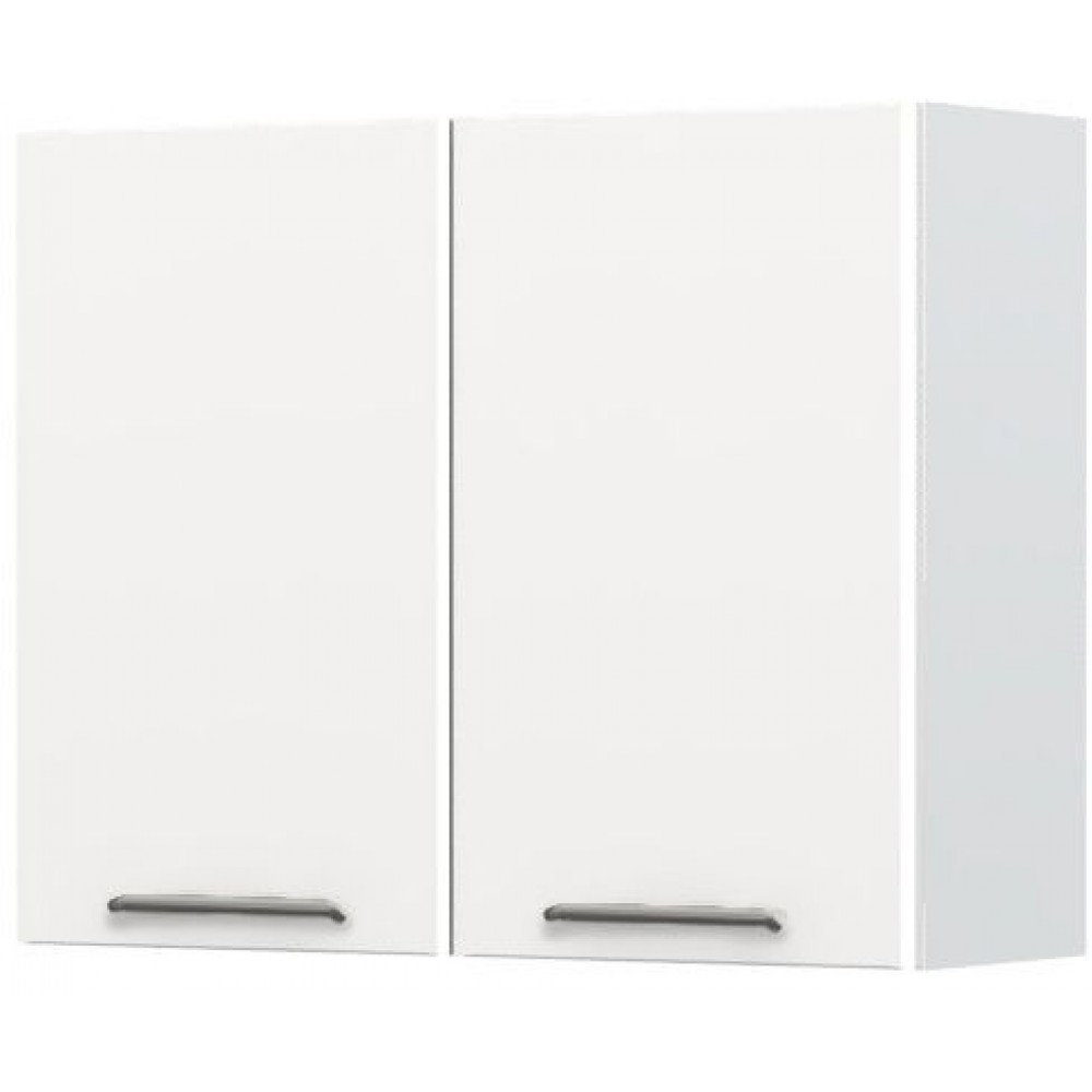 Ντουλάπι κρεμαστό Modena V7-90-2K-Λευκό - Λευκό γυαλιστερό