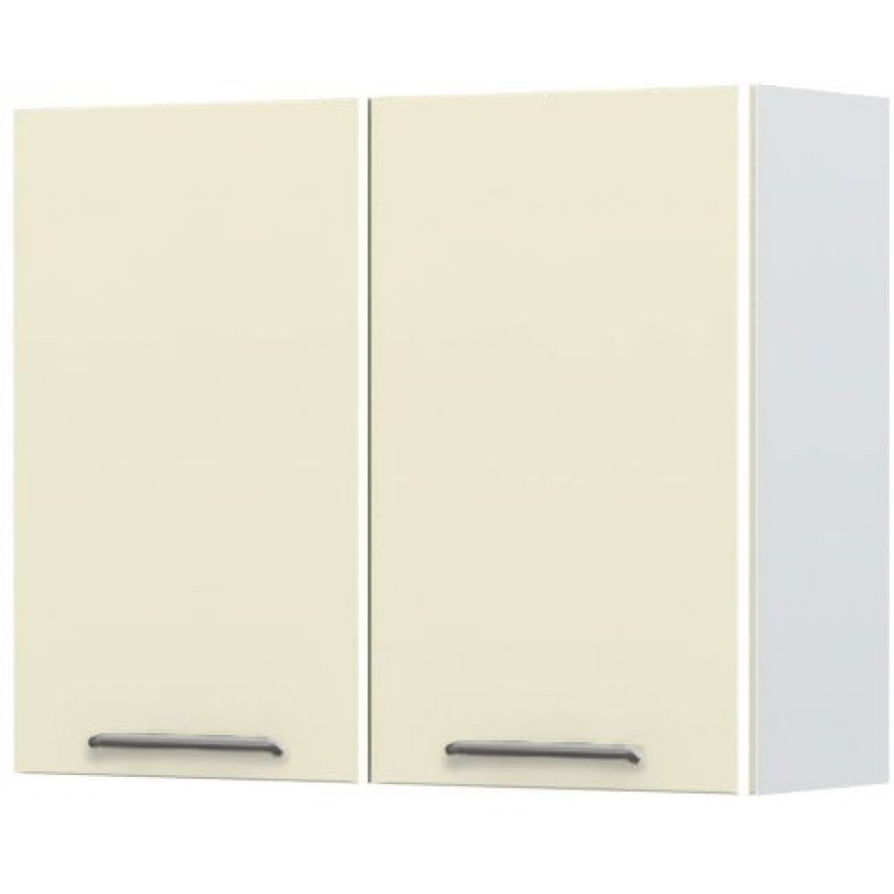 Ντουλάπι κρεμαστό Modena V7-90-2K-Λευκό - Μπεζ