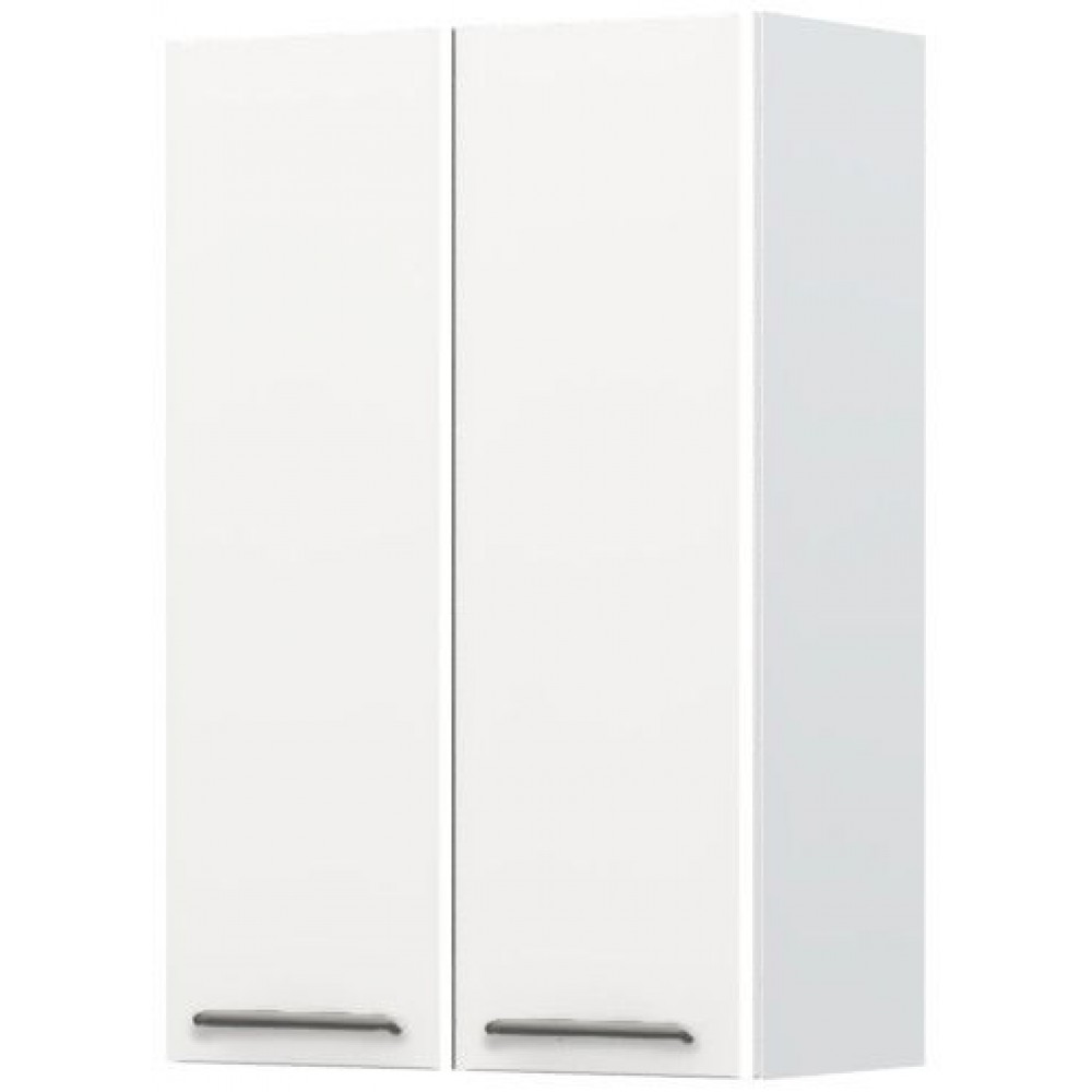Ντουλάπι κρεμαστό Modena V9-60-2K-Λευκό - Λευκό γυαλιστερό