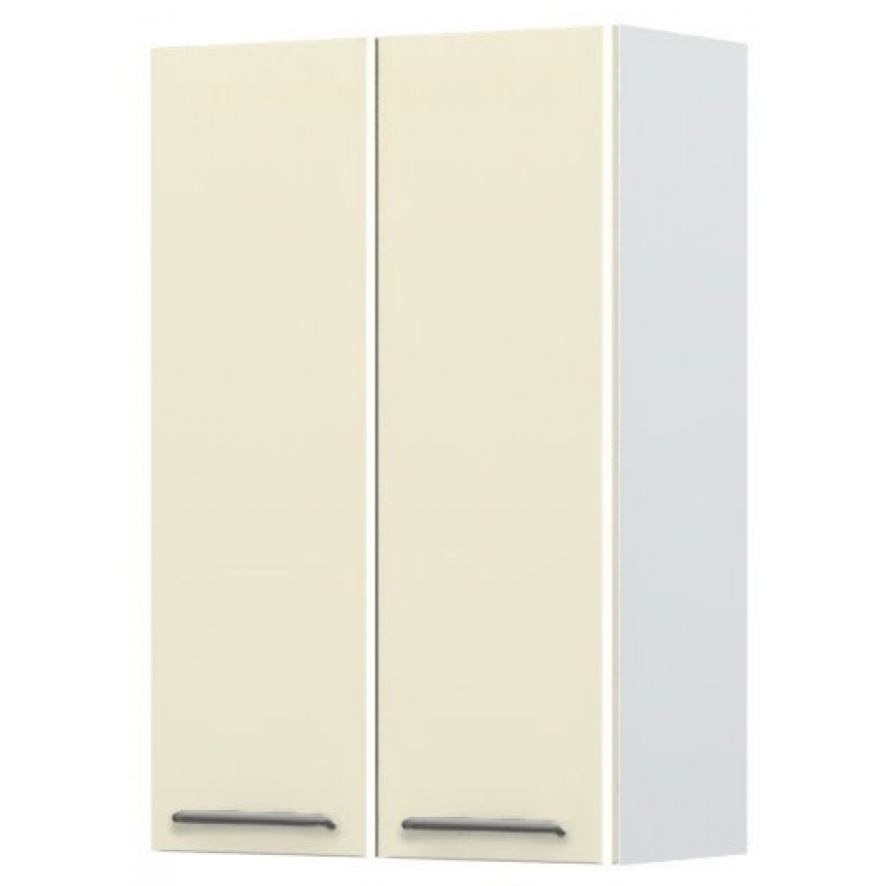 Ντουλάπι κρεμαστό Modena V9-60-2K-Λευκό - Μπεζ