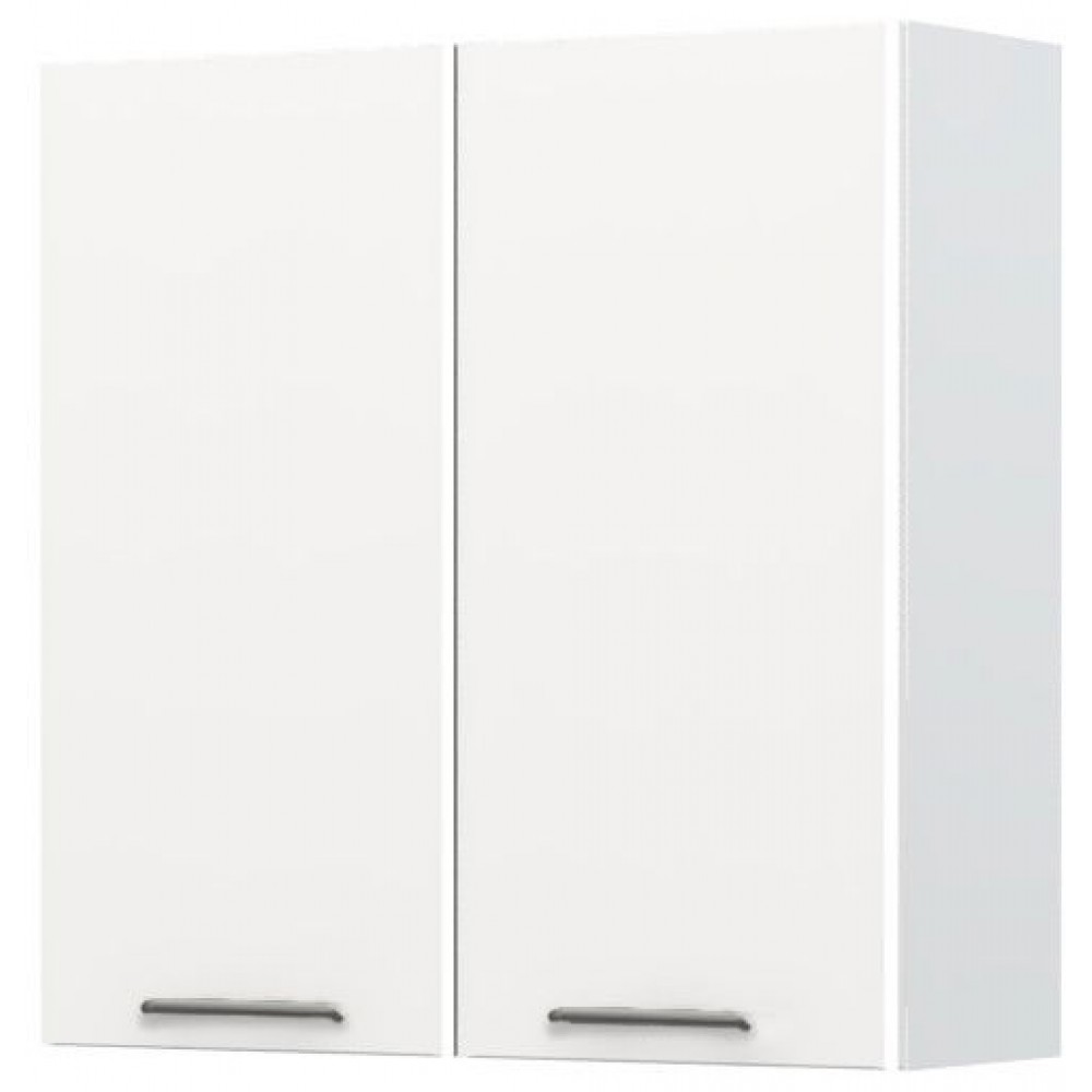 Ντουλάπι κρεμαστό Modena V9-90-2K-Λευκό - Λευκό γυαλιστερό