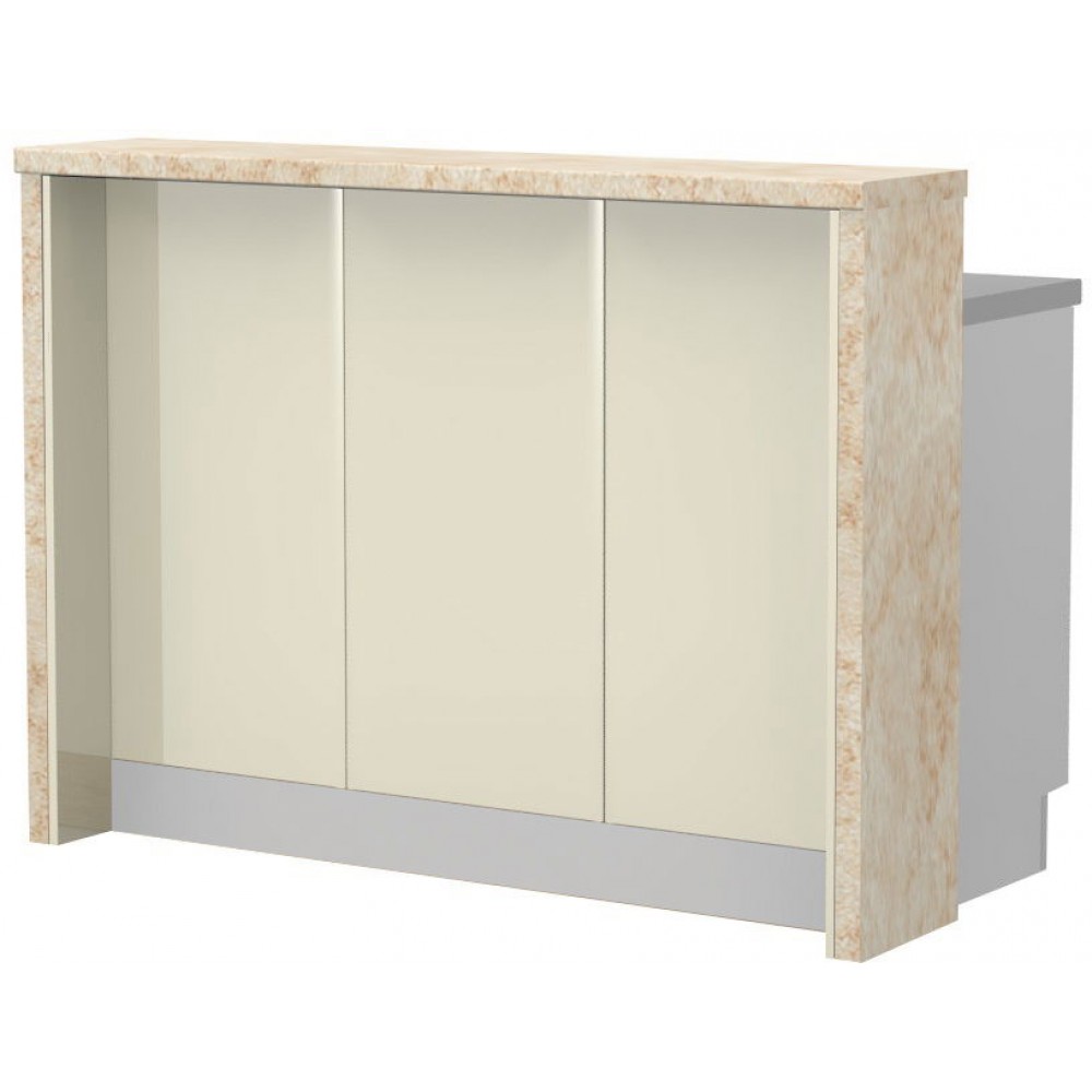 Πάγκος νησίδας Modena-Μήκος: 135 εκ.-Μπεζ-Latino Marble