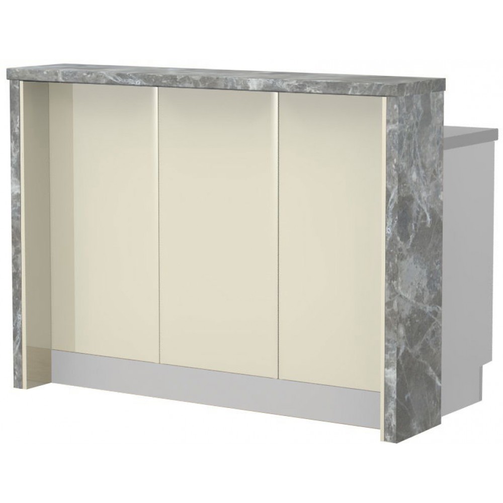 Πάγκος νησίδας Modena-Μήκος: 135 εκ.-Μπεζ-Siena Marble