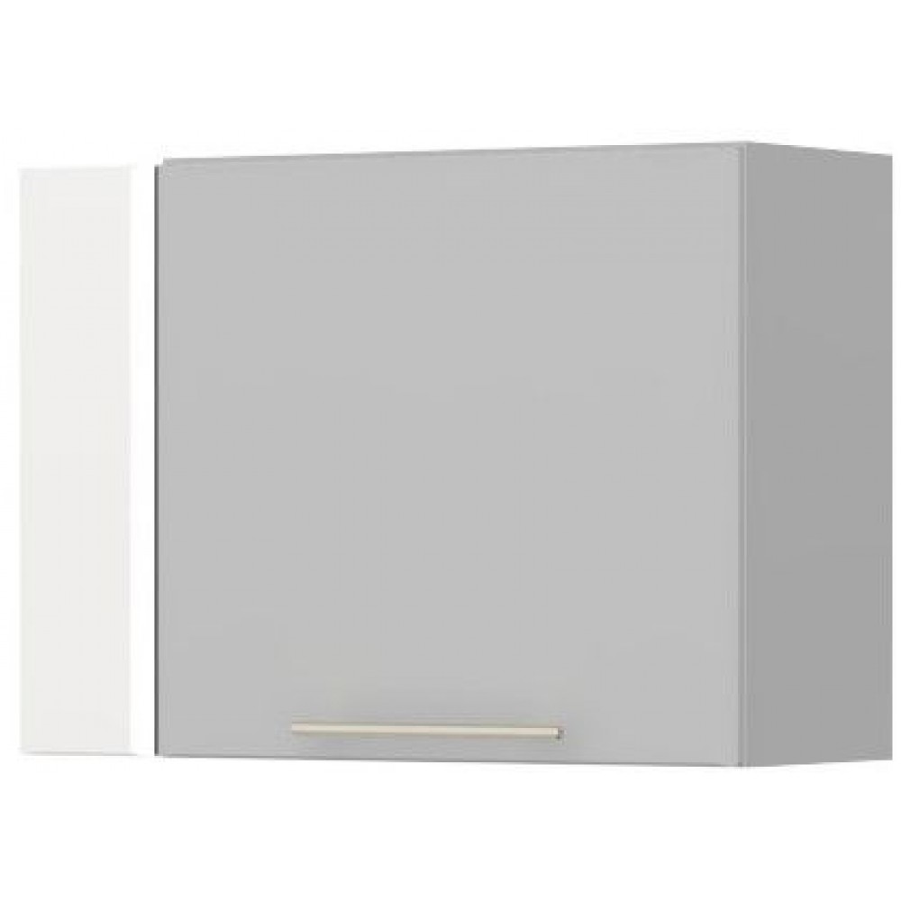 Προσαρμόσιμη επέκταση κρεμαστού ντουλαπιού Modena V5-Λευκό - Λευκό γυαλιστερό