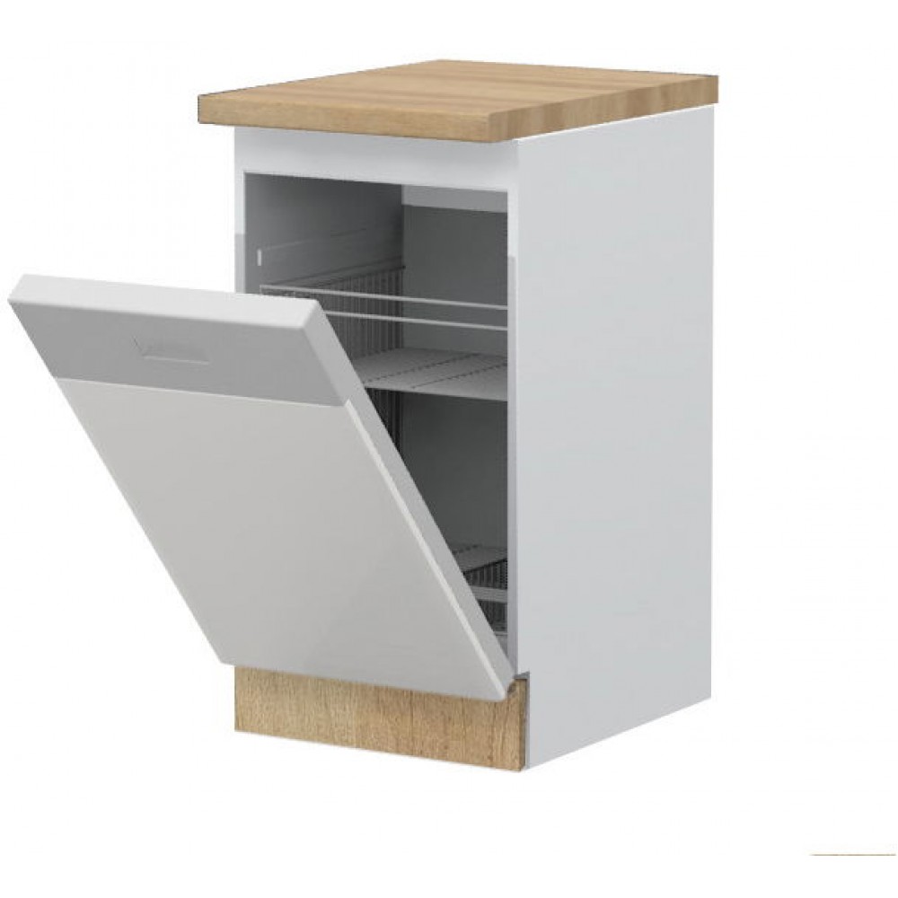 Πρόσοψη ντουλαπιού πλυντηρίου πιάτων Modena K45D-Λευκό γυαλιστερό