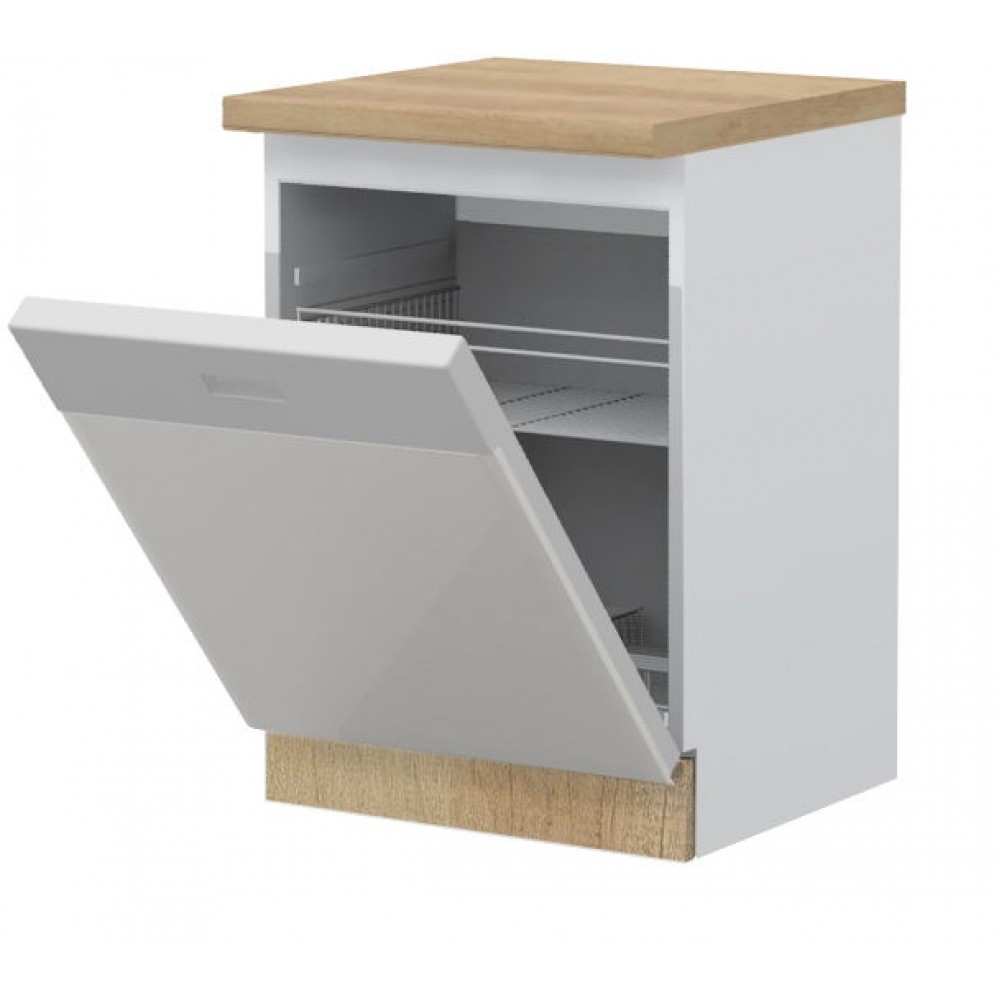 Πρόσοψη ντουλαπιού πλυντηρίου πιάτων Modena K60D-Γκρι Ανοιχτό