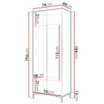 Γκαρνταρόμπα Zilion-Mauro