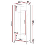 Γκαρνταρόμπα Zilion-Leuko